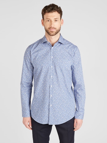 Coupe regular Chemise SEIDENSTICKER en bleu : devant