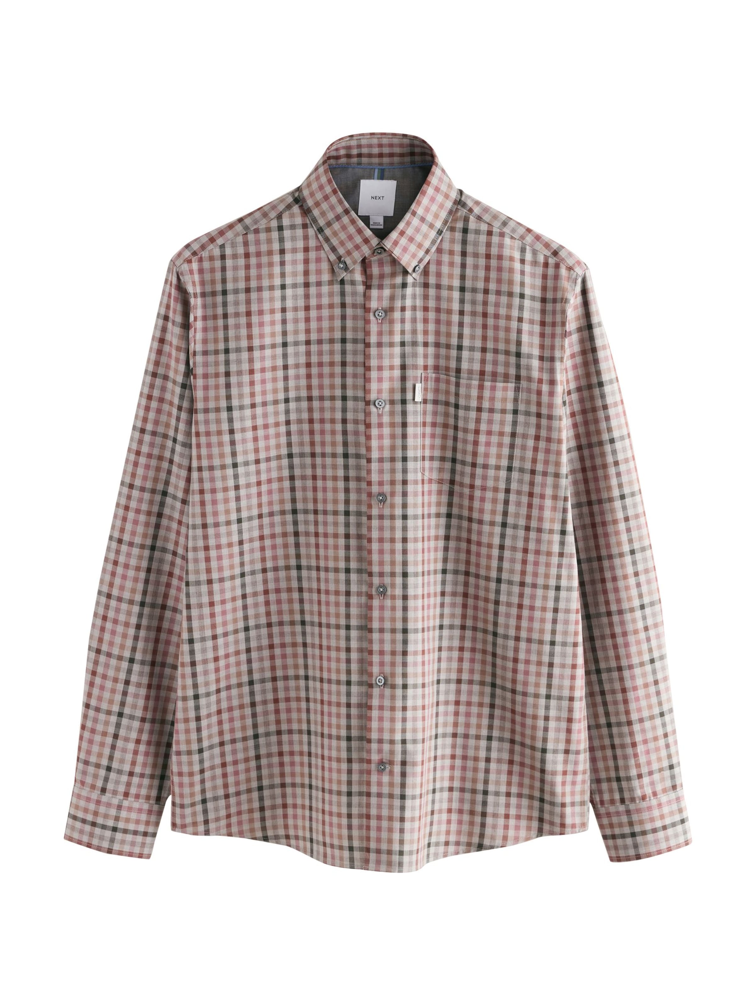 Next Regular Fit Hemd in Mischfarben: Vorderseite