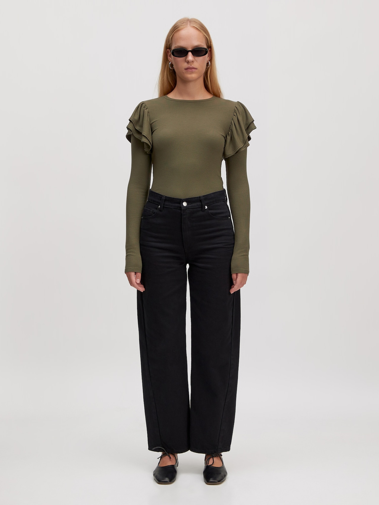 EDITED Produkte Shirt 'Elvira' grün