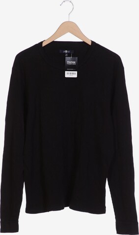 7 for all mankind Langarmshirt M in Schwarz: predná strana