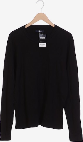 7 for all mankind Shirt in M in Black: front