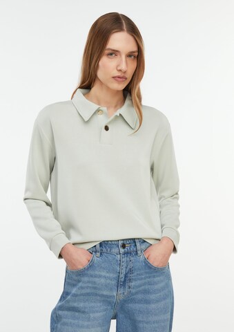 Sweat-shirt COMMA en bleu : devant