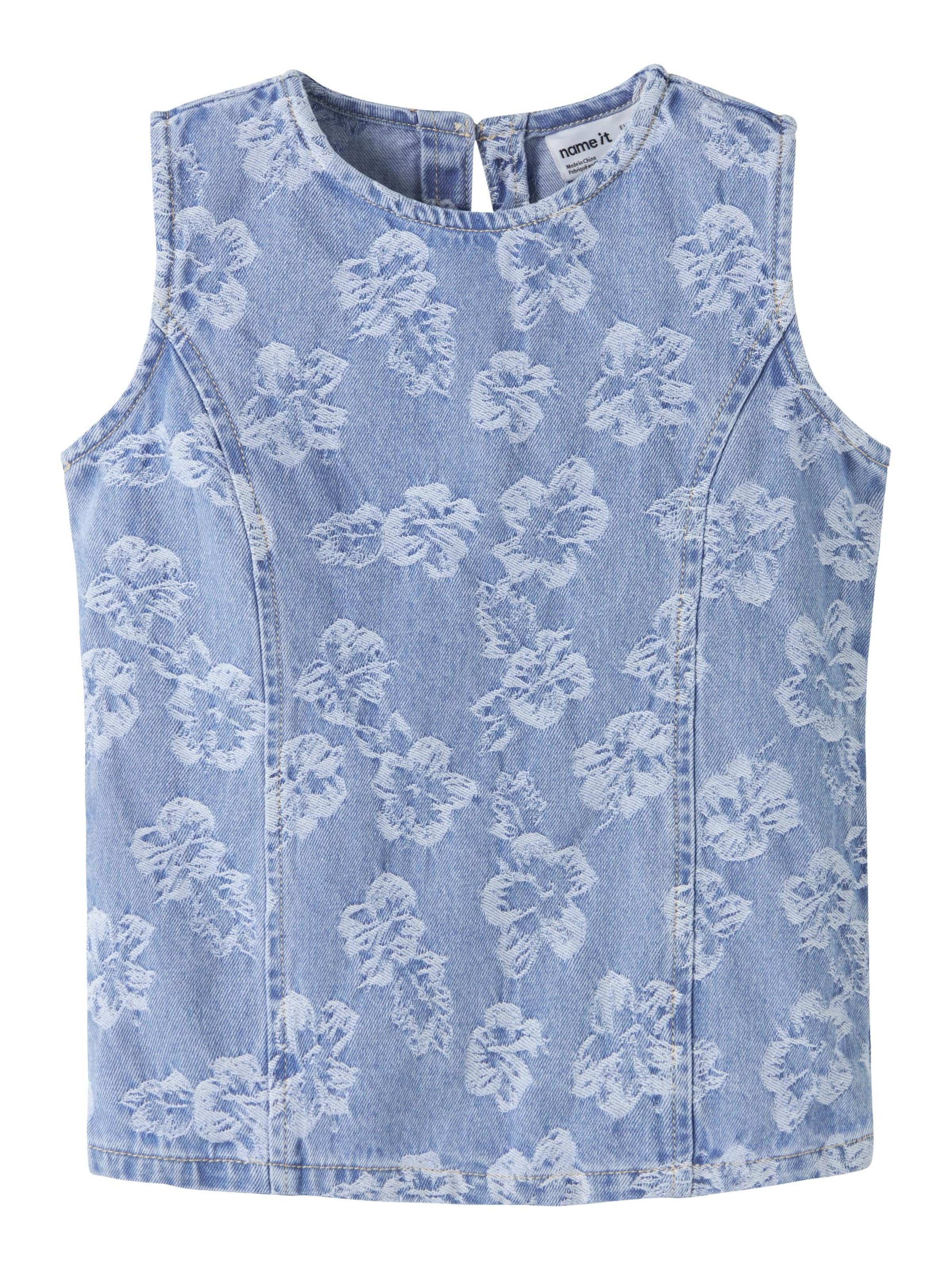 Haut NAME IT en bleu : devant