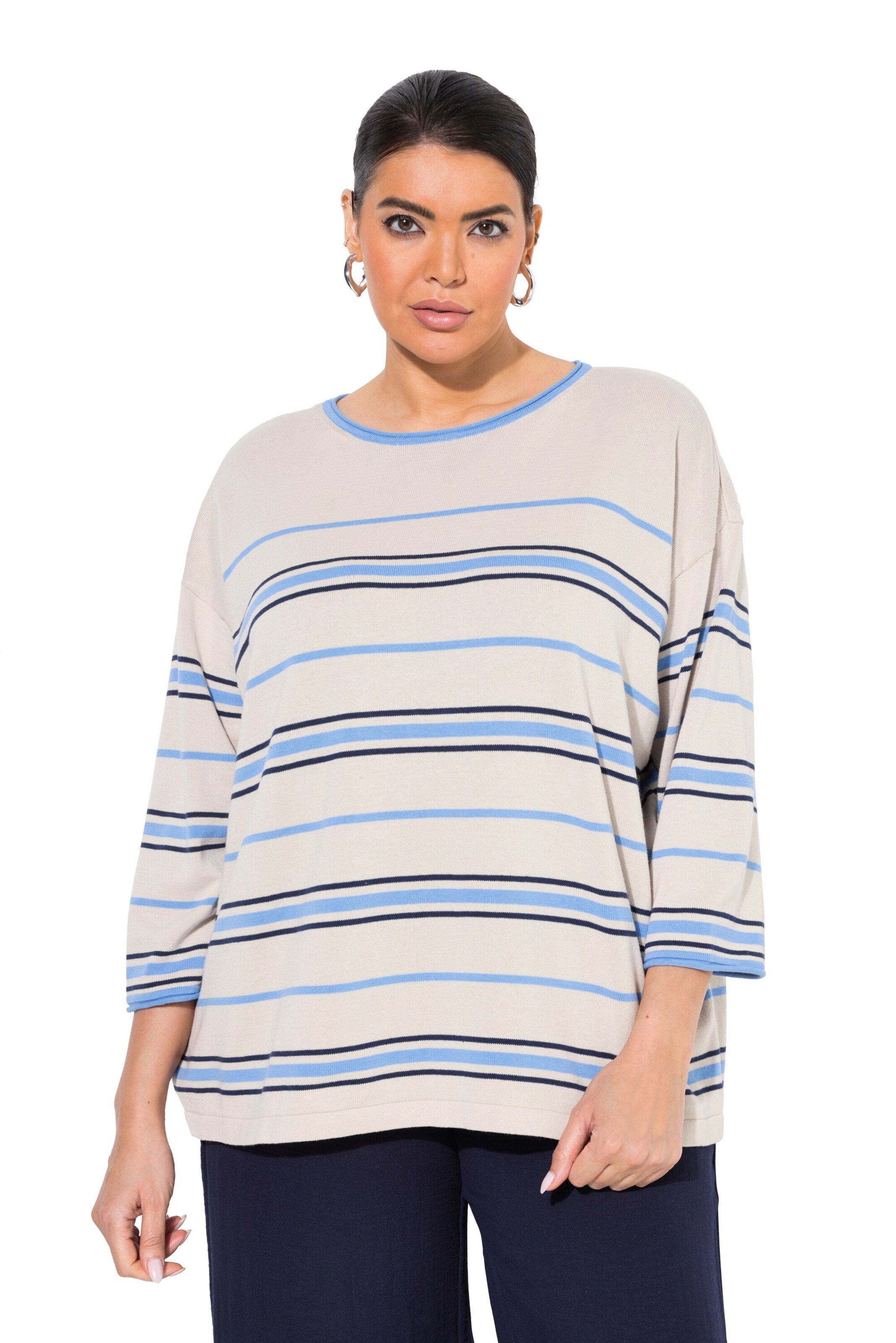 Ulla Popken Sweater in Beige: front