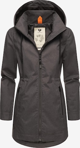 Ragwear Toiminnallinen pitkä takki 'Dakkota II' värissä harmaa