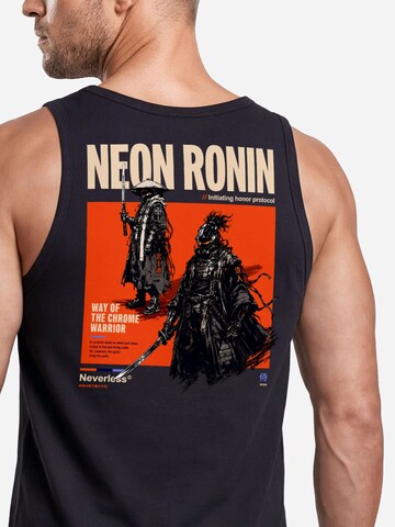 Neverless Shirt 'Neon Ronin' in Black