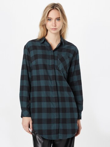 Urban Classics Shirt Dress in Green: front