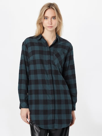 Robe-chemise Urban Classics en vert : devant