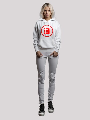 Sweat-shirt 'Eminem Circle E Rap Hip Hop Music' F4NT4STIC en blanc