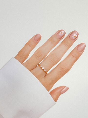 Hey Happiness Ring 'Slim Nexus' in Gold