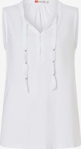 TIMEZONE Top 'Tunica' in White: front