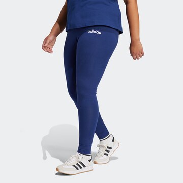 ADIDAS SPORTSWEAR Skinny Workout Pants in Blue: front