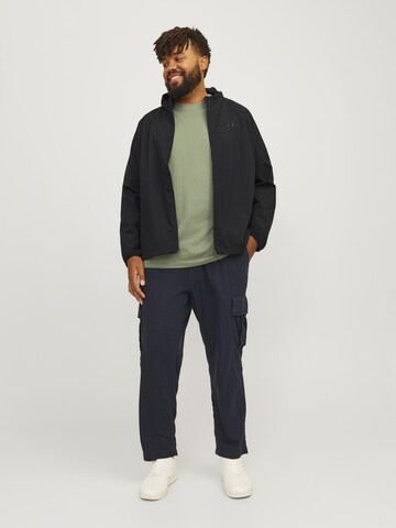 Veste mi-saison Jack & Jones Plus en noir