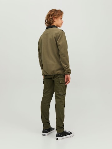 Jack & Jones Junior Regular Pants 'Tace Tucker' in Green