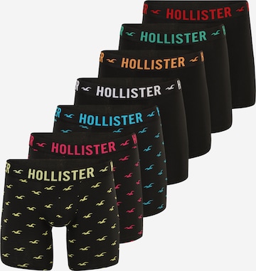 HOLLISTER Boxerky – černá: přední strana