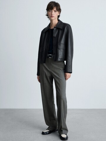 MANGO Regular Pantalon 'CARLOSW' in Grijs