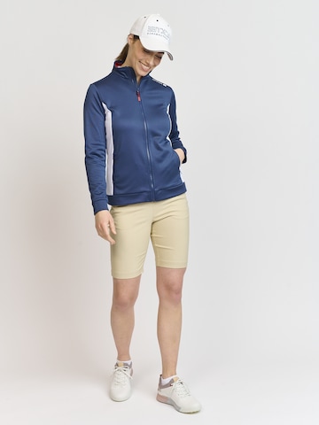 Backtee Trainingsjacke 'Ladies Full Zip Shield' in Blau