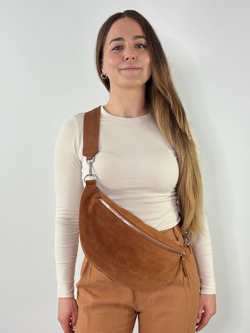 lePelou Fanny Pack 'RAVELLO' in Brown