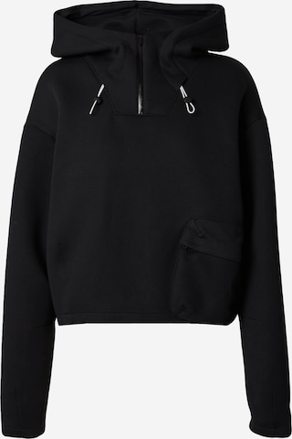 Nike Sportswear Sweatshirt in Zwart: voorkant