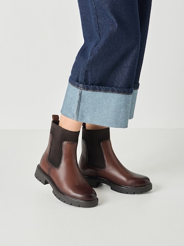 Chelsea Boots Tamaris en marron