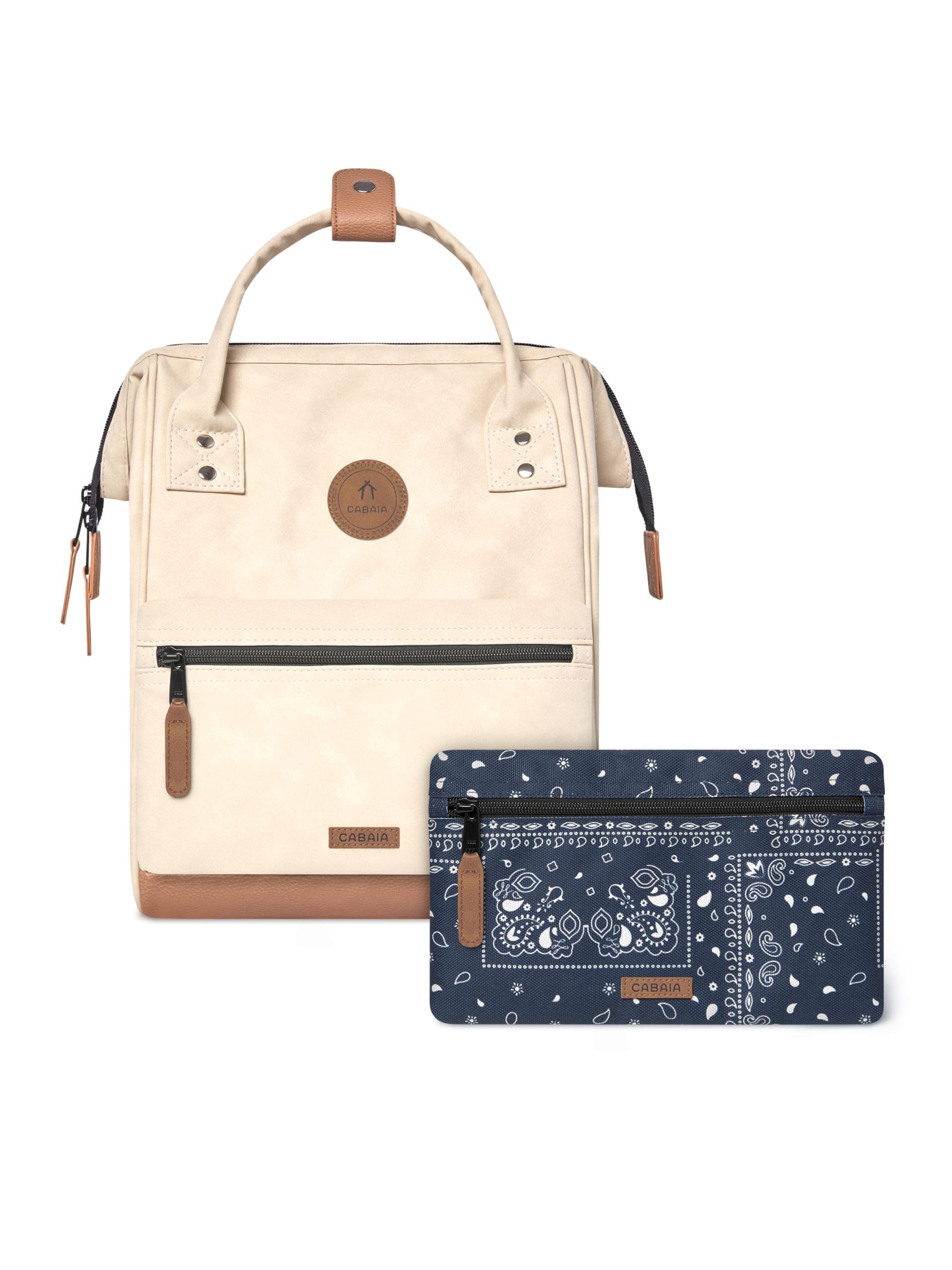 Cabaia Backpack 'Adventurer' in Beige: front