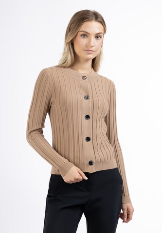 DreiMaster Klassik Strickjacke in Beige: predná strana