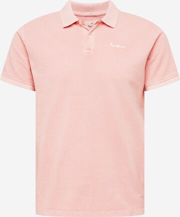 Pepe Jeans - Camiseta en rosa: frente