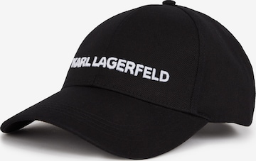 juoda Karl Lagerfeld Kepurė ' K/ESSENTIAL KAPPE ': priekis