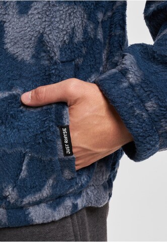 Just Rhyse Fleece jacket 'Snow' in Blue