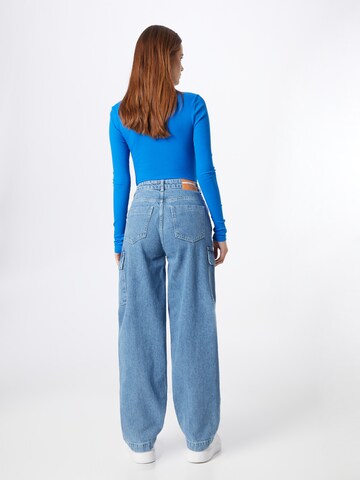 Loosefit Jeans cargo 'Reese' SOMETHINGNEW en bleu