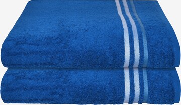 SCHIESSER Shower Towel 'Skyline Color' in Blue: front