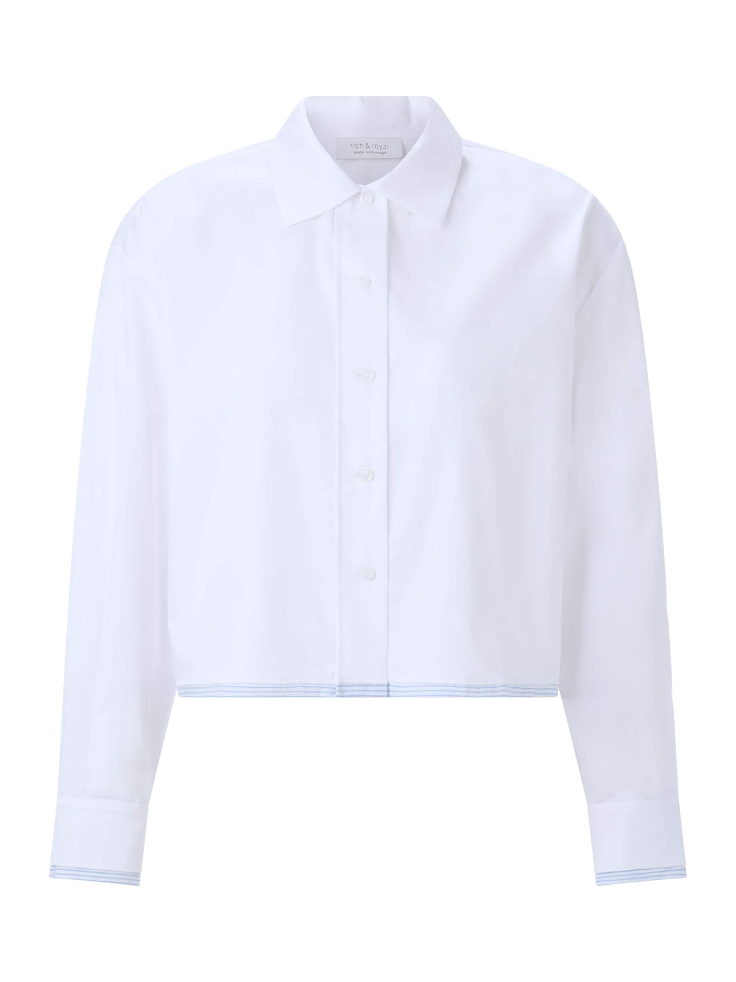 Rich &amp; Royal Blouse in Wit: voorkant