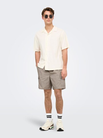 Only & Sons Regular Cargo trousers 'ONSKal' in Beige