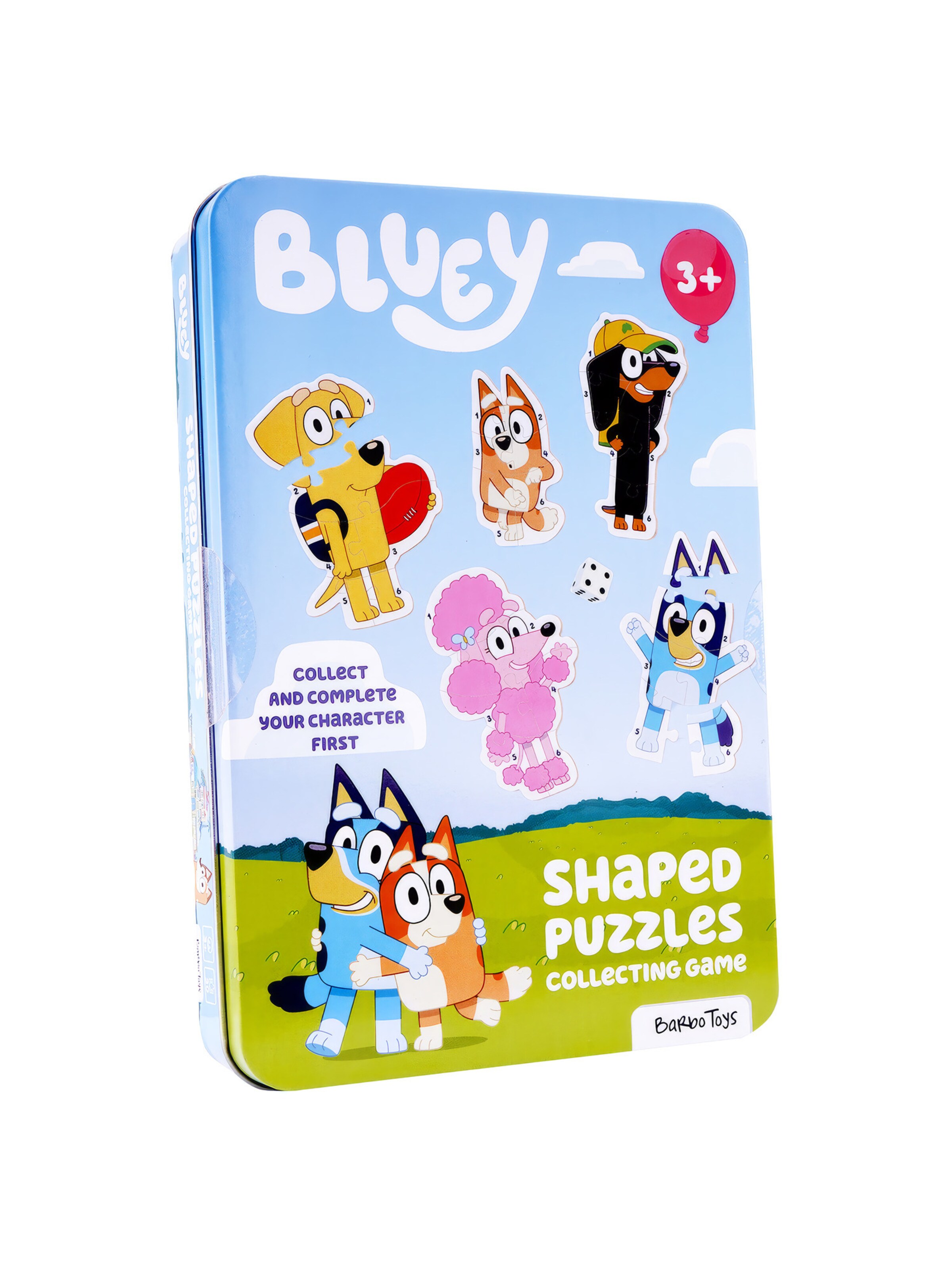 Gioco di Bluey in colori misti: frontale
