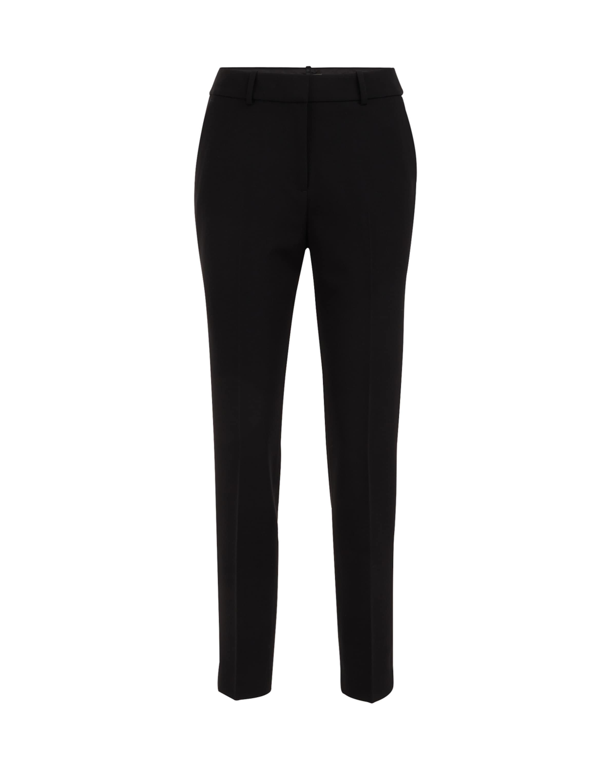 Coupe slim Pantalon WE Fashion en noir : devant