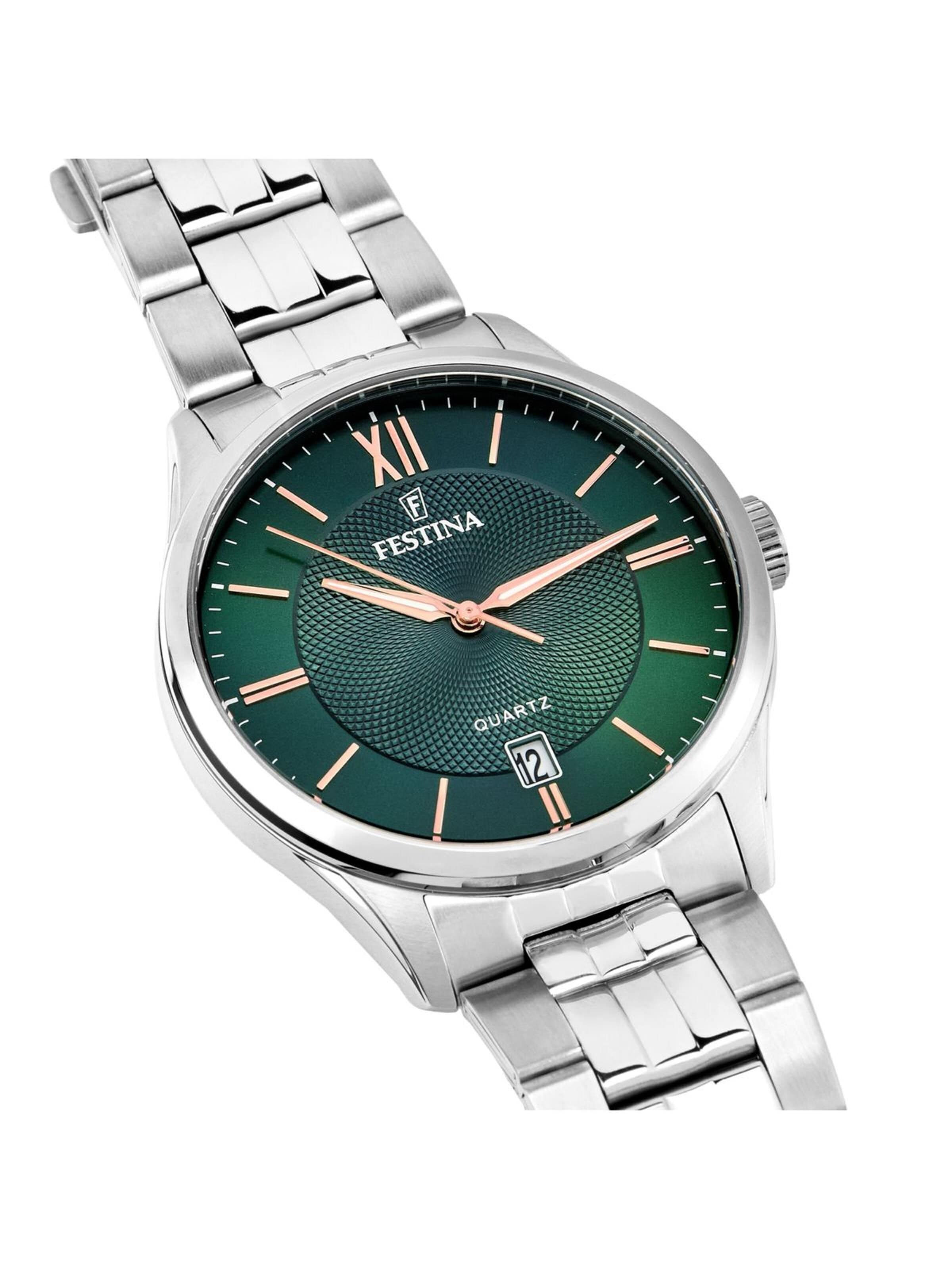 Montre à affichage analogique FESTINA en vert