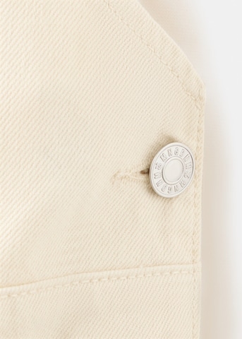 MANGO Wide leg Overalls 'Petomum' in White