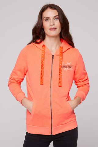 Soccx Sweatjacke in Orange: Vorderseite