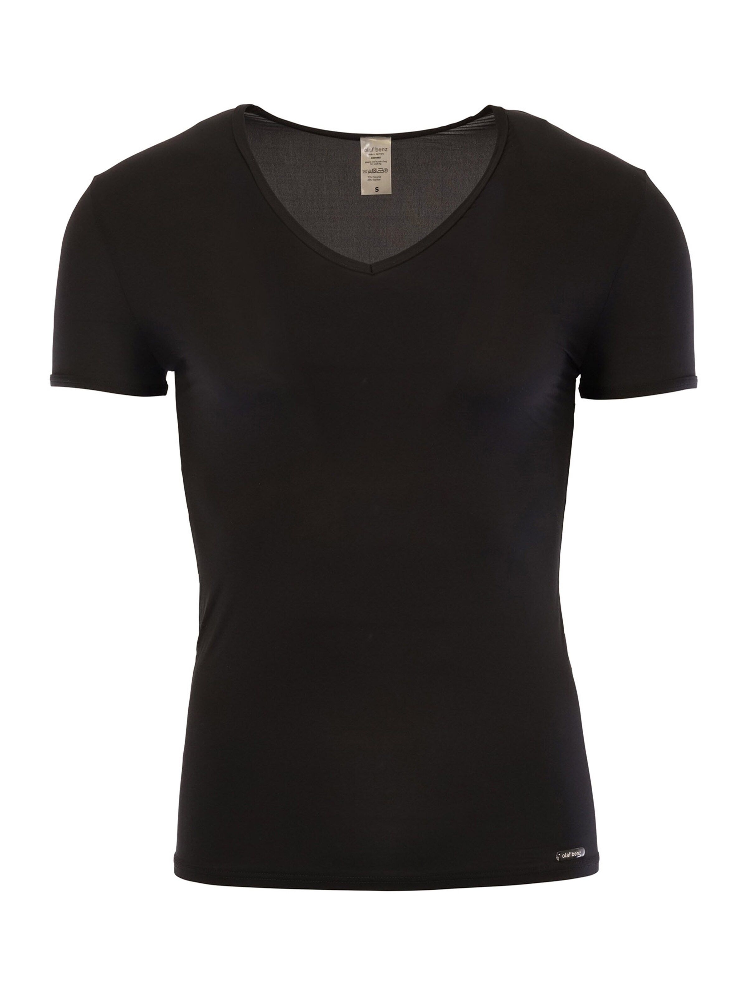 Olaf Benz - Camiseta térmica ' V-Neck 'RED 0965' 2-Pack ' en negro