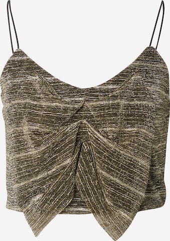 Guido Maria Kretschmer Women Top 'Delia' in Gold: front