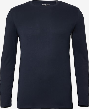 s.Oliver Shirt in Blauw: voorkant