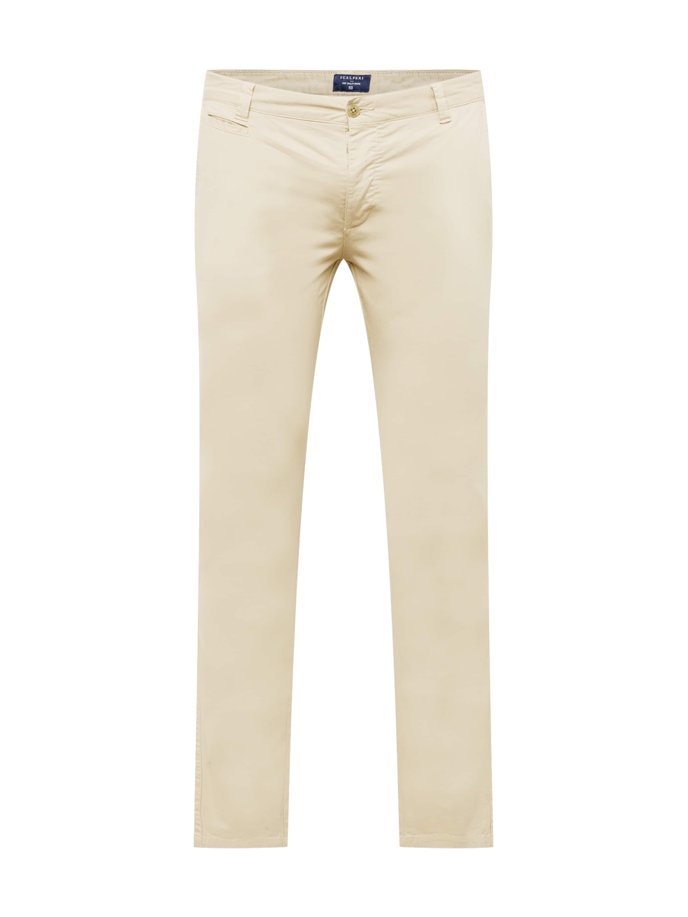 Scalpers - regular Pantalón chino en beige: frente
