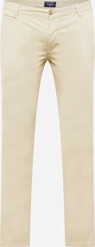 Scalpers Regular Chino in Beige: voorkant