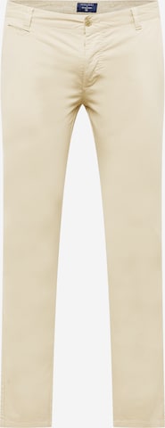 Scalpers - regular Pantalón chino en beige: frente
