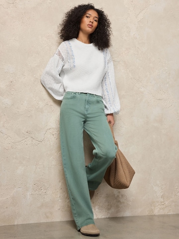 Wide Leg Jean Next en vert