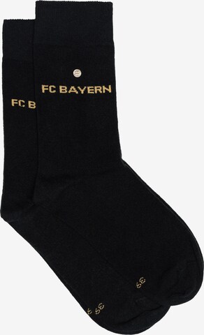 FC BAYERN MÜNCHEN Socks in Black: front