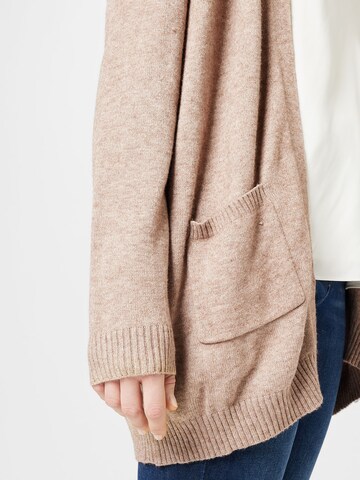ONLY Carmakoma Knit Cardigan 'ESLY' in Brown