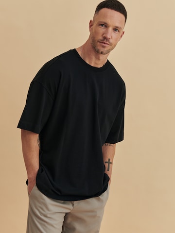 DAN FOX APPAREL Shirt 'Erik' in Black: front