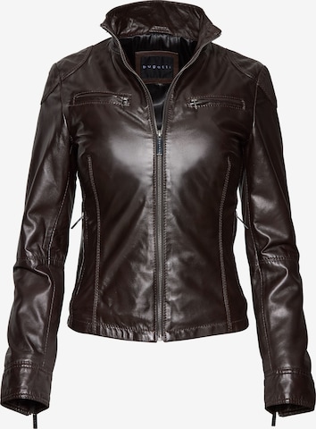 Veste mi-saison bugatti en marron : devant