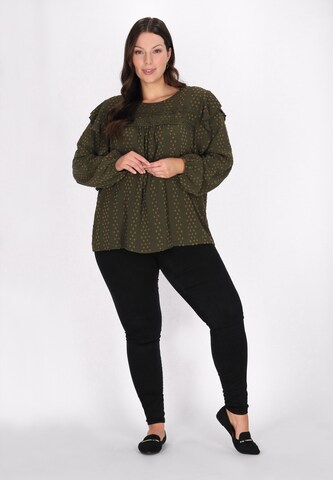 Usha - Blusa en verde
